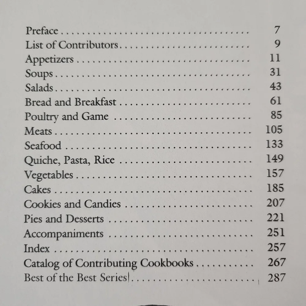Cookbook Best of the best from Tennessee